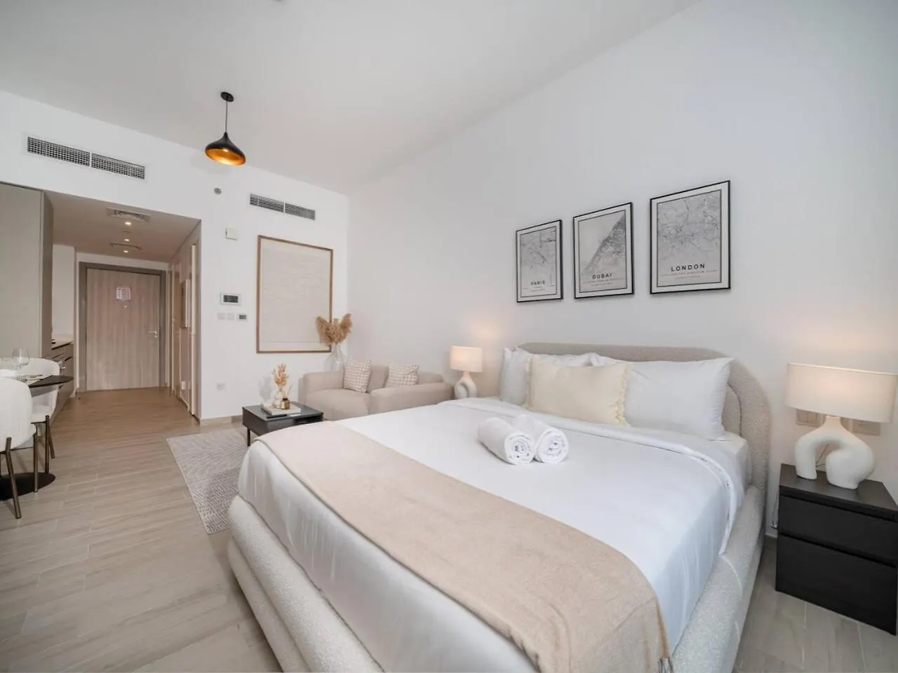 Stylish Eaton Place Studio In Jvc Дубай Апартаменты